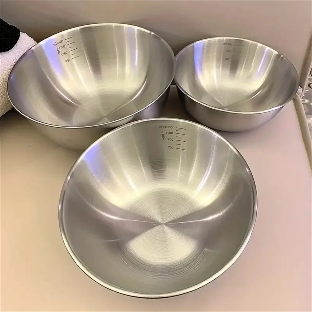 Home Cooking Food - Zestaw 1-3 misek ze stali nierdzewnej