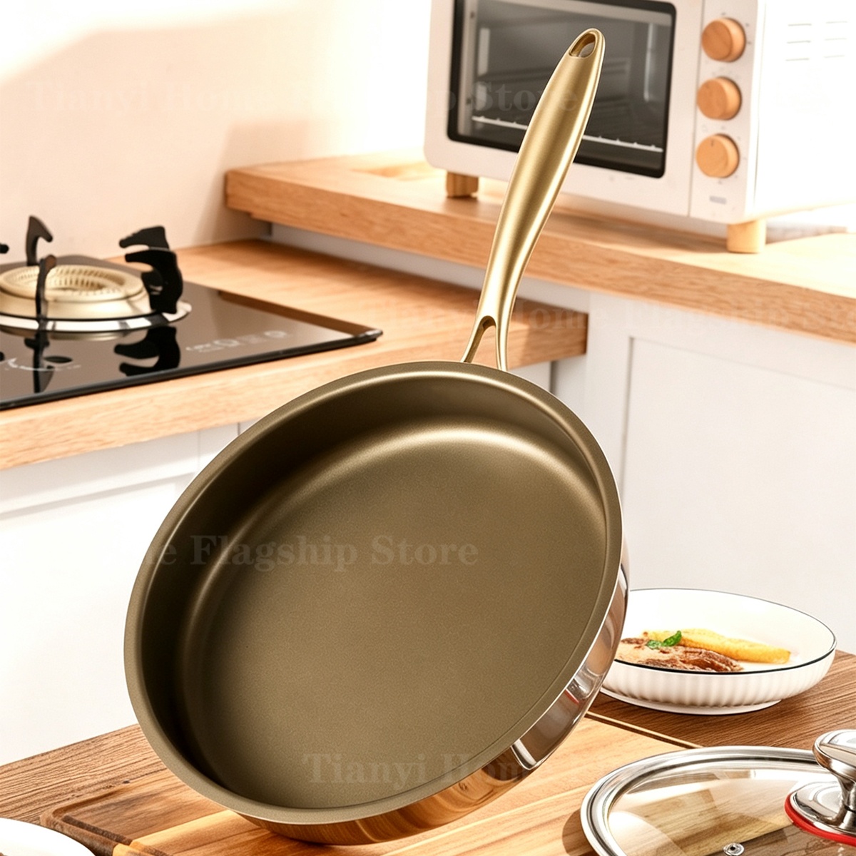 Tytanowa patelnia ze stali nie – Home Cooking Steak recenzja i cena