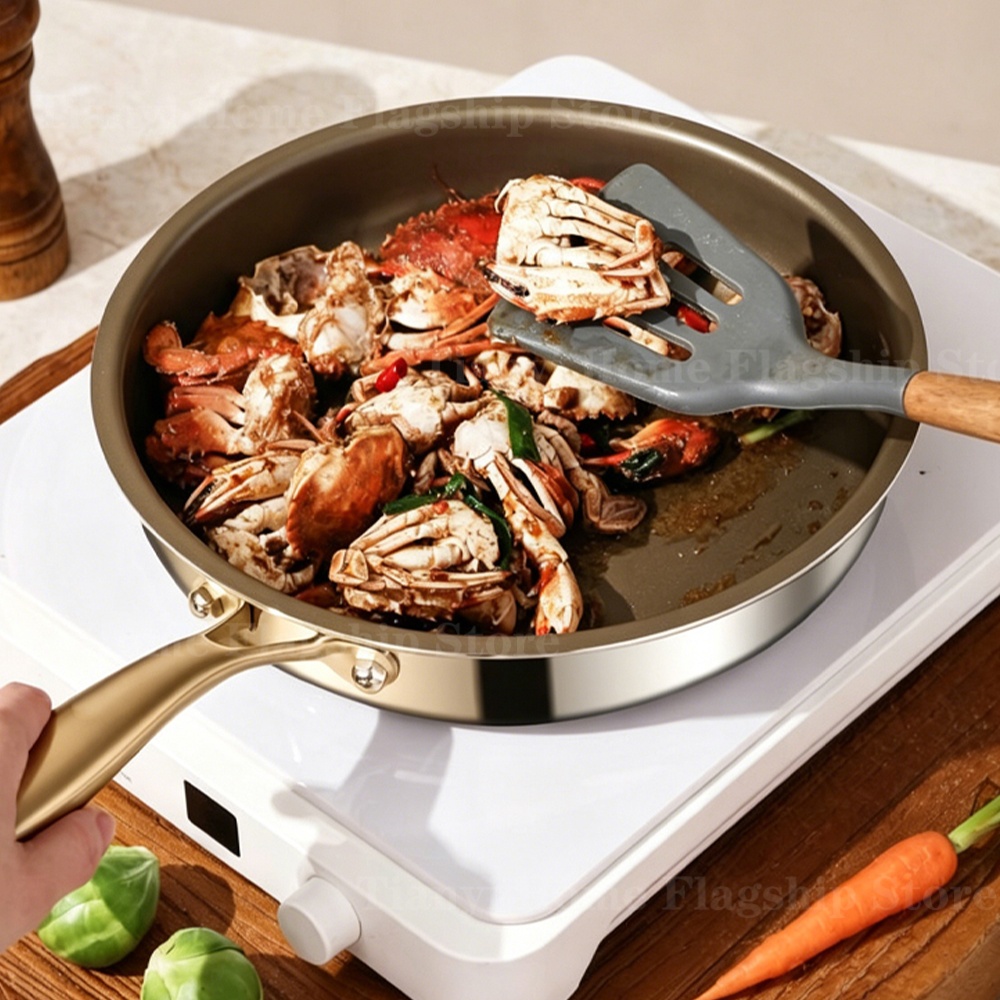 Tytanowa patelnia ze stali nie – Home Cooking Steak recenzja i cena