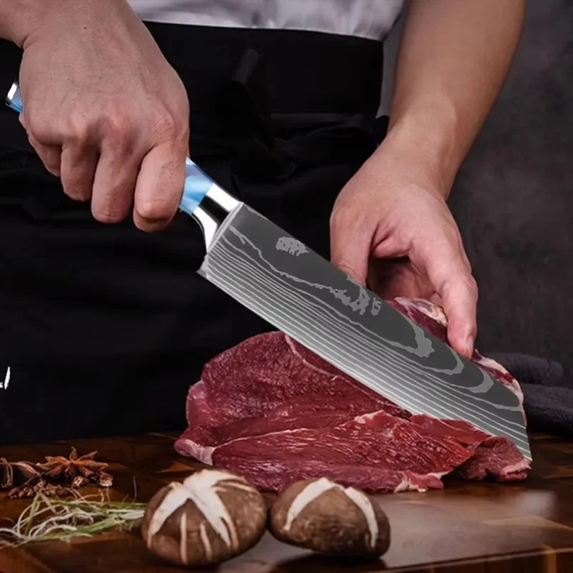 Nóż szefa kuchni Santoku z jap – Home Cooking Japanese recenzja i cena