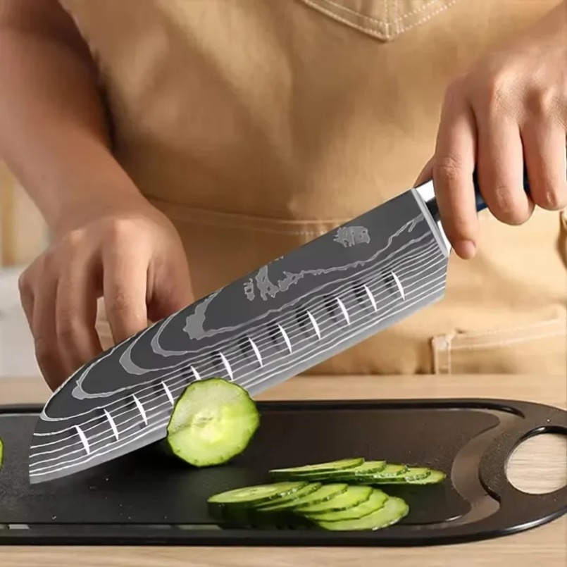 Nóż szefa kuchni Santoku z jap – Home Cooking Japanese recenzja i cena