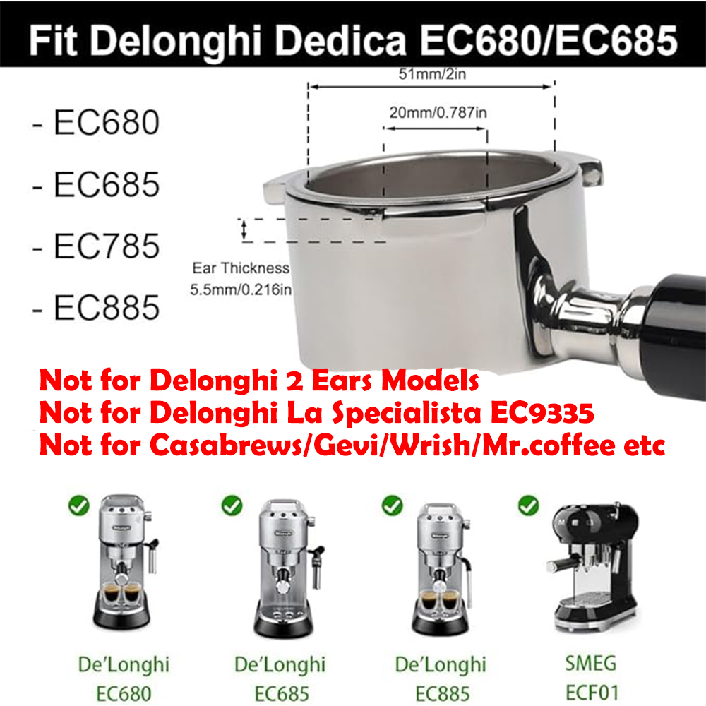 Podwójna wylewka 51mm Portafil – Delonghi Espresso Magnifica recenzja i cena